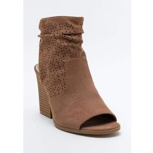 Sugar Veruca Peep Toe Bootie